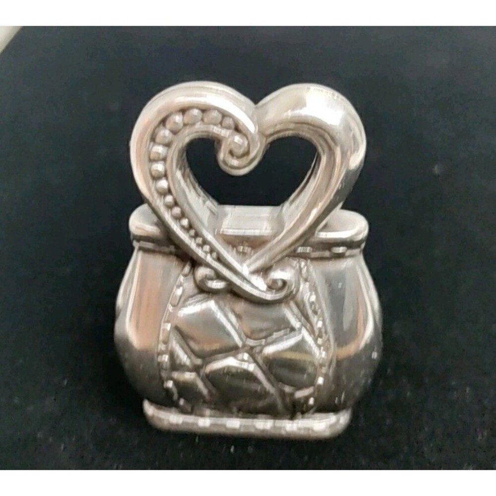 Brighton Silver Tone Handbag Shaped Place Card Holder